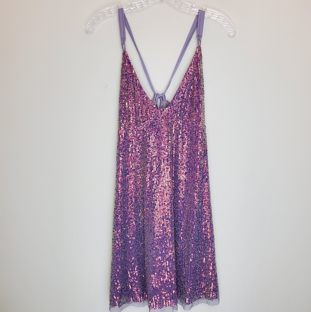 Free People Gold Rush Mini in Marina Combo --C